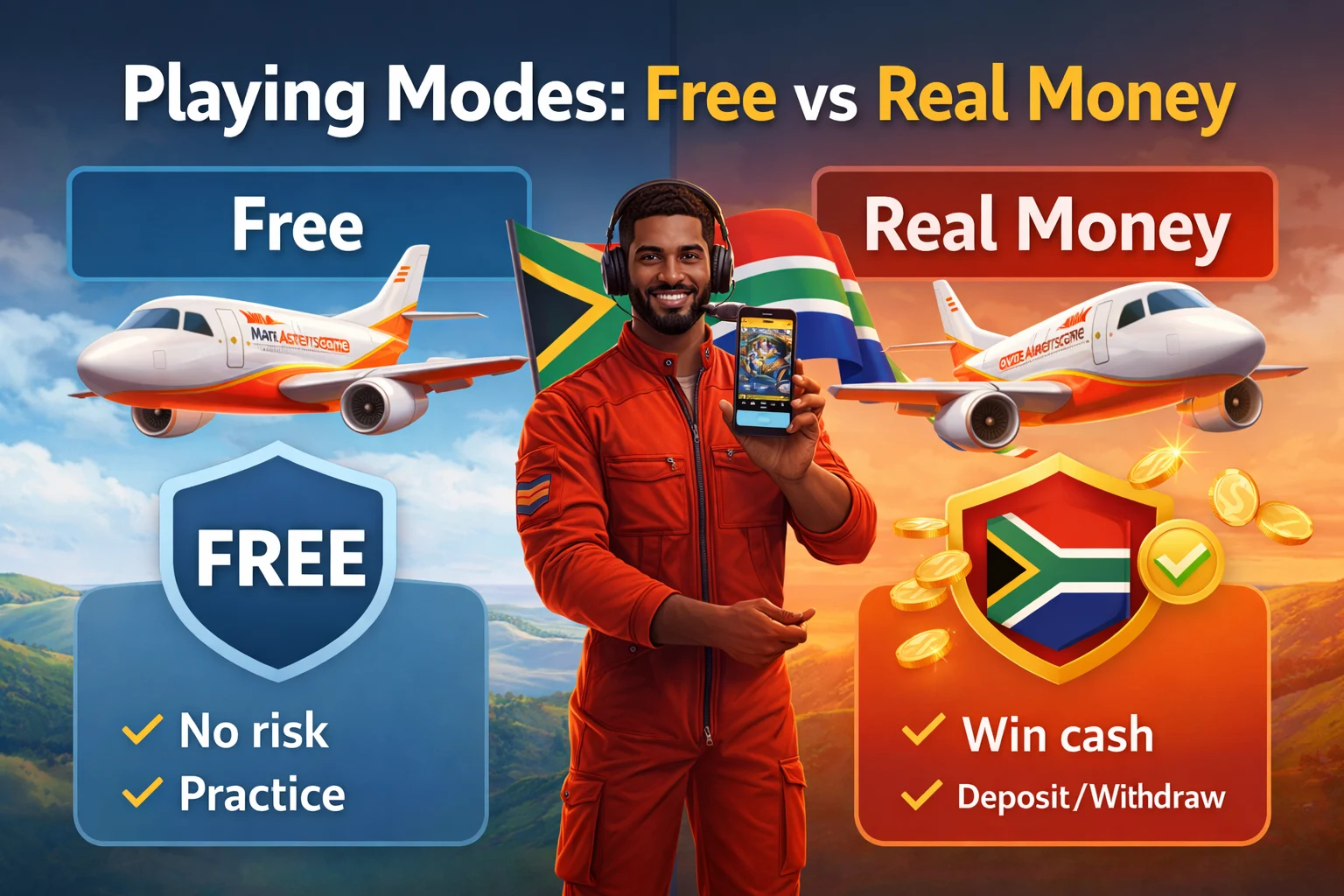 Playing Modes: Free vs Real Money